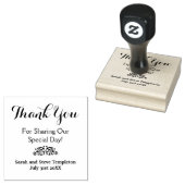 Vielen Dank Custom Wedding Date Rubber Briefmarke Gummistempel (Stempel)