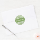 Vielen Dank, Damask Envelope Sticker Siegel (Umschlag)