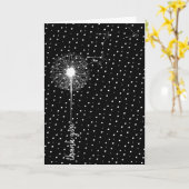 Vielen Dank, Dandelion On Dots Karte (Gelbe Blume)