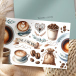 Vielen Dank, danke, danke, ein Latte Dankeskarte<br><div class="desc">"Danke a Latte" Coffee-Themed Dankeschön-Karten - Elegant & Personalisiert ☕ Ihre Dankbarkeit in stilvoller Form mit diesen Kaffeekarten, die einen bezaubernden illustrierten Kaffee und Latte-Elemente enthalten. Diese dank einer Latte-Faltkarte zeigen ein hübsches, mit Kaffee inspiriert Kunstwerk auf der Vorderseite, während das Innere einen weichen, hellgrünen Hintergrund mit den Worten "Danke...</div>