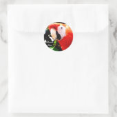 Vielen Dank, danke Runder Aufkleber (Tasche)