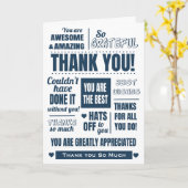 Vielen Dank - Danke und Anerkennung Karte (Gelbe Blume)