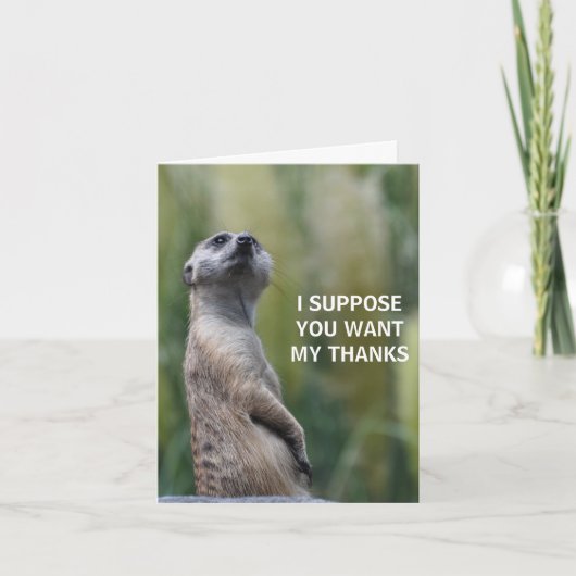 Vielen Dank - Dankeschön Karte (Vorderseite)