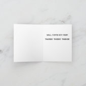 Vielen Dank - Dankeschön Karte (Innenseite)