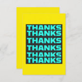 Vielen Dank - Dankeschön-Karte Dankeskarte (Vorne/Hinten)