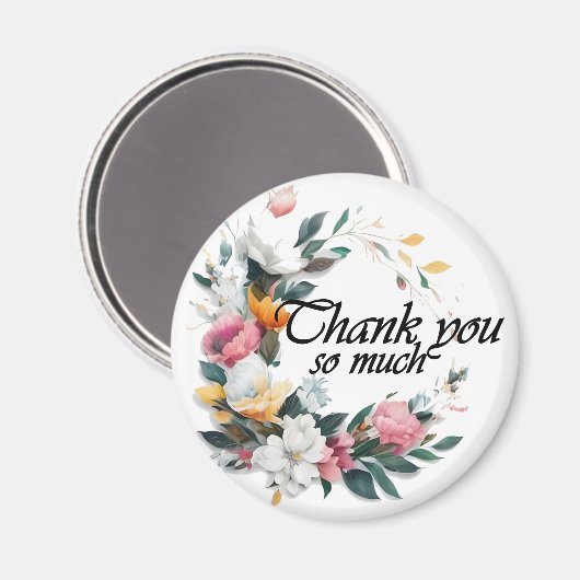 Vielen Dank, Dankeschön Magnet (Vorderseite/Rückseite)