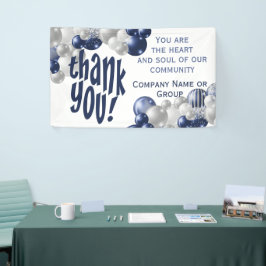 Vielen Dank Dankeschön Mitarbeiter Volunteer Ballo Banner