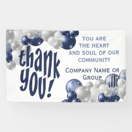 Vielen Dank Dankeschön Mitarbeiter Volunteer Ballo Banner