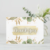 Vielen Dank Dankeskarte (Stehend Vorderseite)