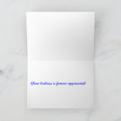 Vielen Dank Dankeskarte (Innenseite)