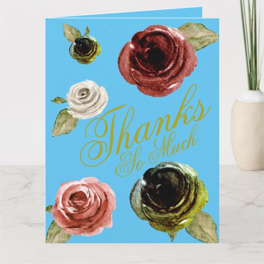 Vielen Dank Dankeskarte (Vorderseite)