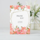 Vielen Dank Dankeskarte (Stehend Vorderseite)