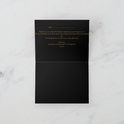 Vielen Dank. Dankeskarte (Innenseite)