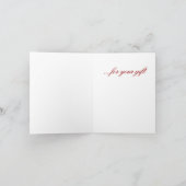 Vielen Dank Dankeskarte (Innenseite)