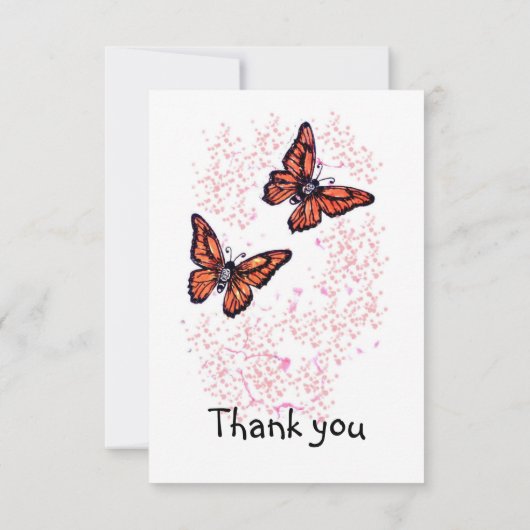 Vielen Dank Dankeskarte (Rückseite)