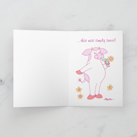 Vielen Dank Dankeskarte (Innenseite)