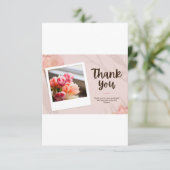 Vielen Dank Dankeskarte (Stehend Vorderseite)