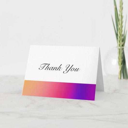 Vielen Dank Dankeskarte (Vorderseite)