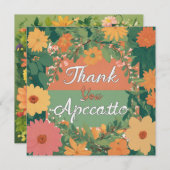 Vielen Dank Dankeskarte (Vorne/Hinten)