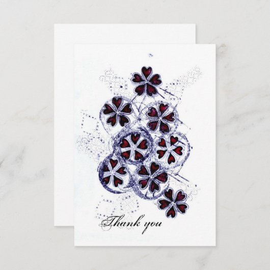 Vielen Dank Dankeskarte (Vorne/Hinten)