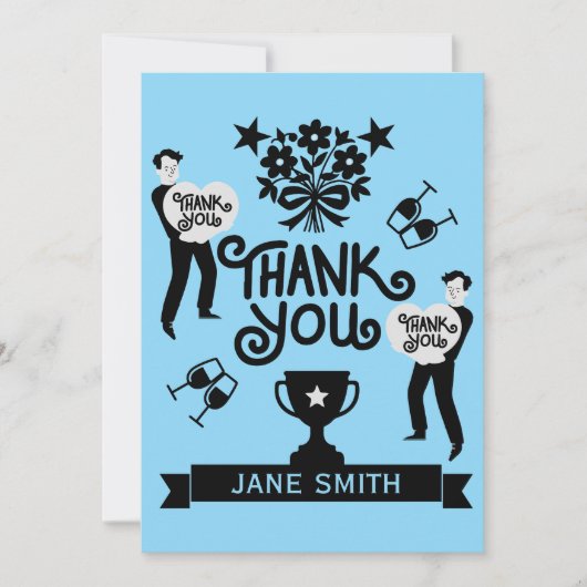 Vielen Dank Dankeskarte (Vorderseite)