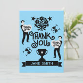 Vielen Dank Dankeskarte (Stehend Vorderseite)