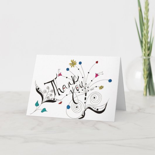 Vielen Dank Dankeskarte (Vorderseite)