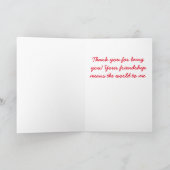 Vielen Dank Dankeskarte (Innenseite)