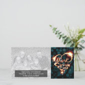 Vielen Dank Dankeskarte (Stehend Vorderseite)