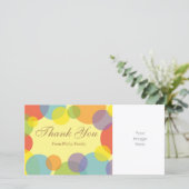 Vielen Dank Dankeskarte (Stehend Vorderseite)