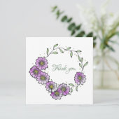 Vielen Dank Dankeskarte (Stehend Vorderseite)