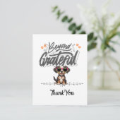 Vielen Dank Dankeskarte (Stehend Vorderseite)