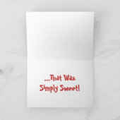 Vielen Dank Dankeskarte (Innenseite)