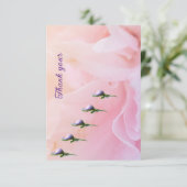 Vielen Dank Dankeskarte (Stehend Vorderseite)