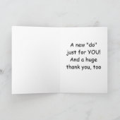 VIELEN DANK DANKESKARTE (Innenseite)