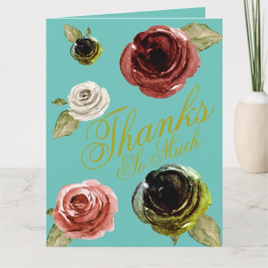 Vielen Dank Dankeskarte (Vorderseite)