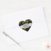 Vielen Dank, Dark Silver Liebe Heart Sticker (Umschlag)