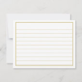 Vielen Dank: Das 80. White/Gold Bday Number-Muster (Rückseite)