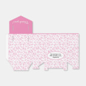 Vielen Dank, das 85. Pink/White Random Number Patt Geschenkschachtel (Ungefaltet)