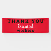 Vielen Dank, das Banner für wichtige Mitarbeiter (Horizontal)