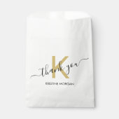 Vielen Dank, das Monografie-Skript von Gold Geschenktütchen (Vorderseite)