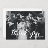 Vielen Dank, dass das Script-Foto benutzerdefinier Dankeskarte (Vorne/Hinten)