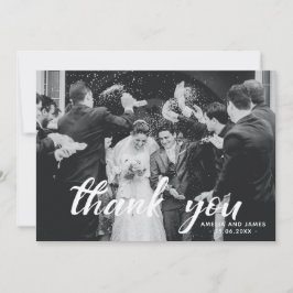 Vielen Dank, dass das Script-Foto benutzerdefinier Dankeskarte