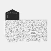 Vielen Dank, dass Sie 75. Schwarz/Weiß Random Numb Geschenkschachtel (Ungefaltet)