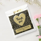 Vielen Dank, dass Sie 90. Zufallszahlenmuster Schw Geschenktütchen (Versiegelt)