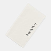 Vielen Dank, dass Sie anpassbare Text einfache Vor Serviette (Ecke)