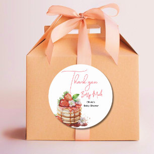 Vielen Dank, dass Sie beeren Runder Aufkleber