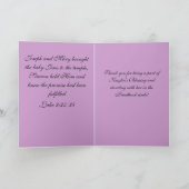 Vielen Dank, dass Sie bei uns sind Dankeskarte (Innenseite)