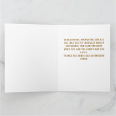 Vielen Dank, dass Sie Big Card mit dem Team Name F Karte (Innenseite)