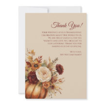 Vielen Dank, dass Sie Card Watercolor Pumpkin und 